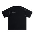 Oversized Contrast-Stitched Cotton Tee