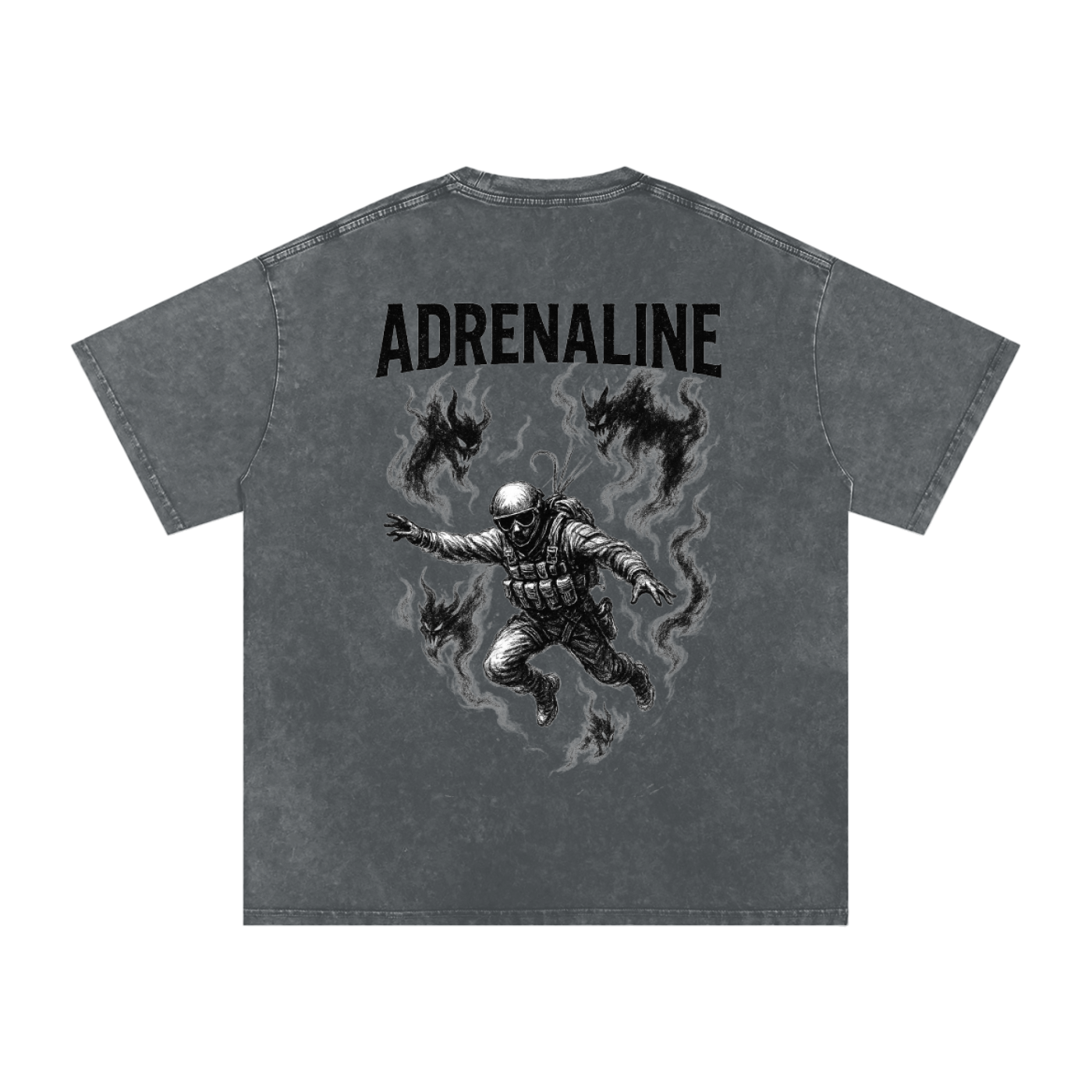 Acid Wash Oversize T-Shirt - 250 GSM