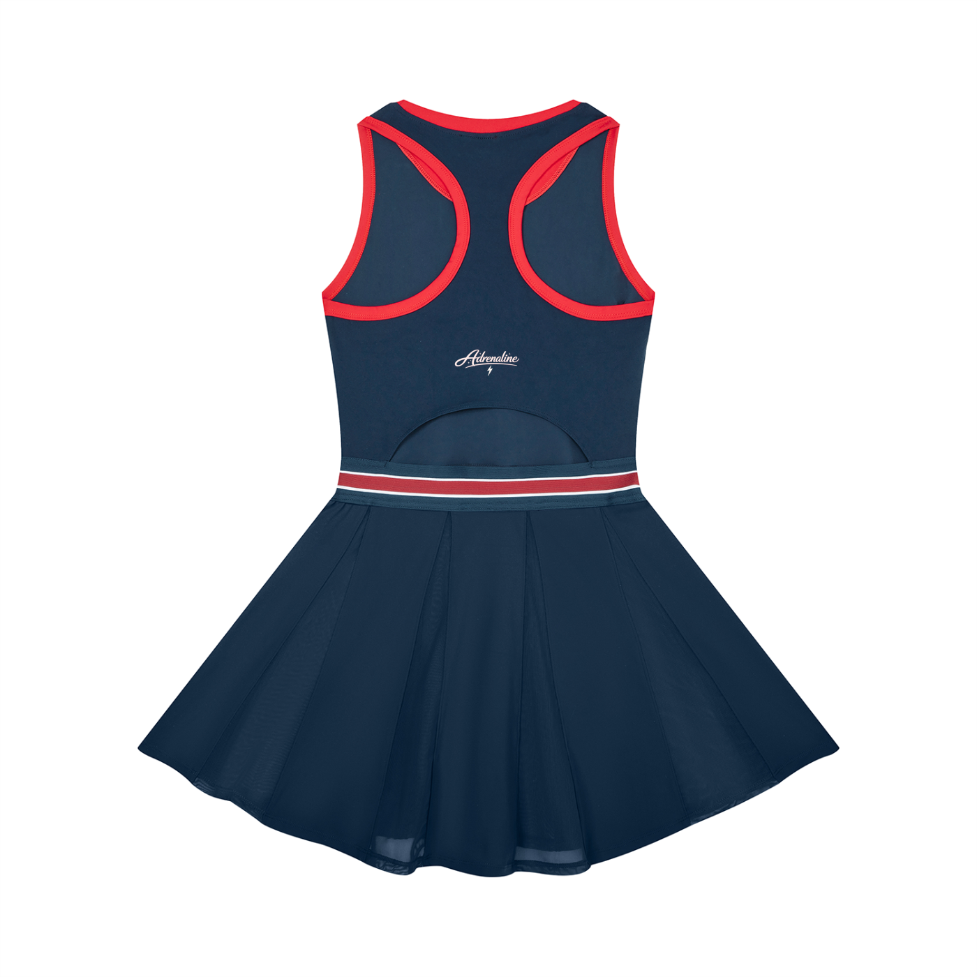 Women's Color Block A-Line Sleeveless Dress