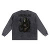 Snow Washed Oversize Long Sleeve T-shirt