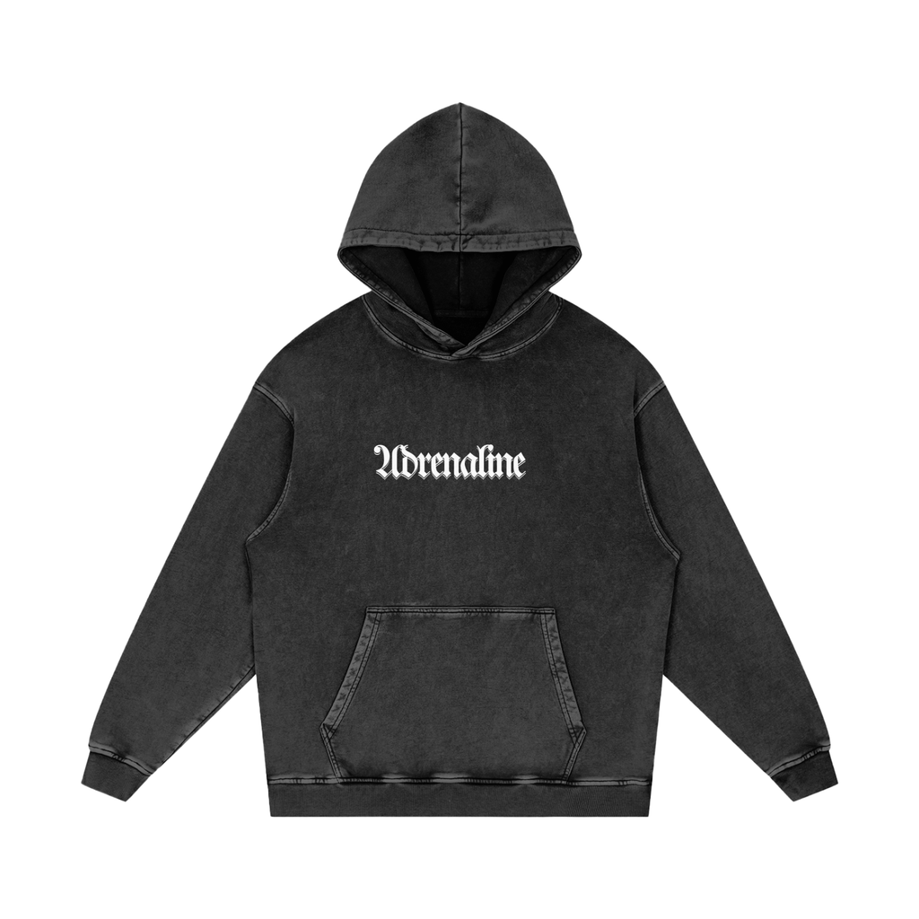Hello Kitty(Gym Bro)Acid Wash Oversize Hoodie