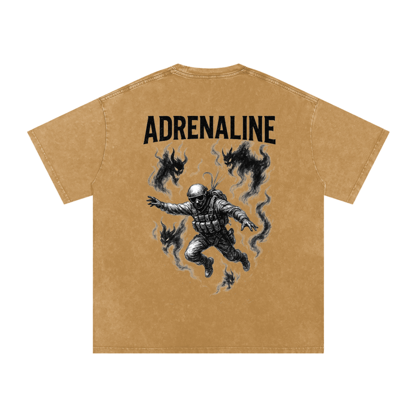 Acid Wash Oversize T-Shirt - 250 GSM