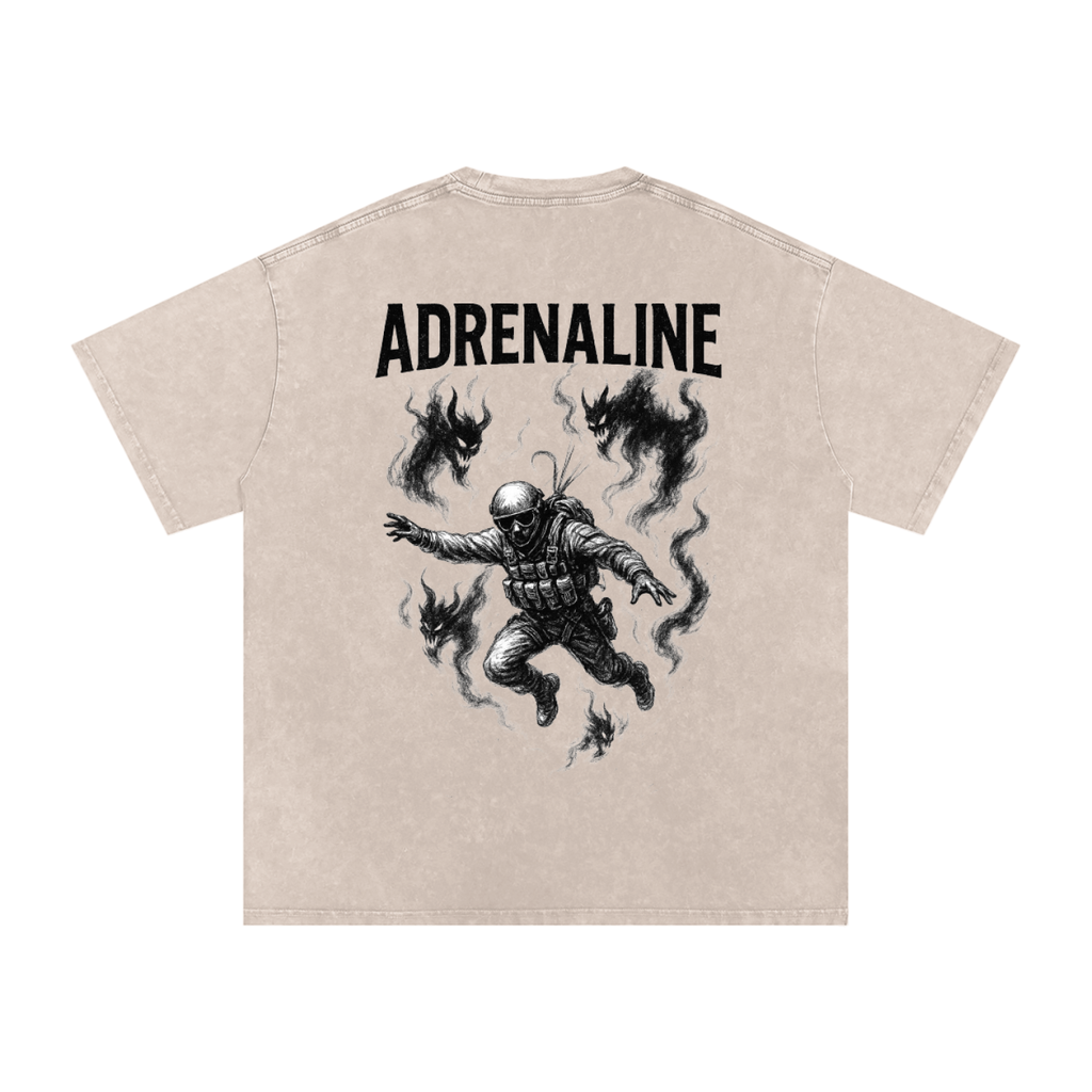 Acid Wash Oversize T-Shirt - 250 GSM