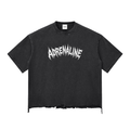 Kill your local Pedophile Snow Wash Raw-Hem Boxy T-shirt