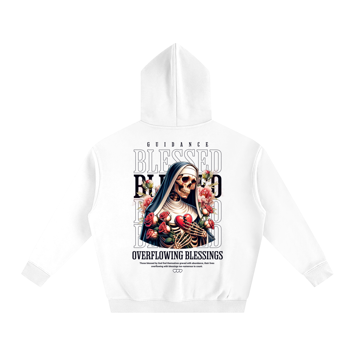 Blessed Nun Oversize Fleeced Hoodie
