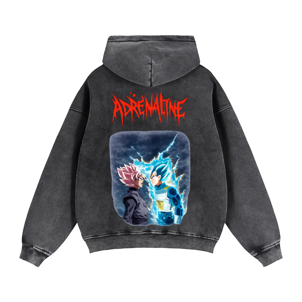 Zip-Through Boxy Fleece Hoodie