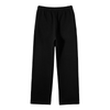 Streetwear Unisex Solid Color Fleece Straight Leg Pants