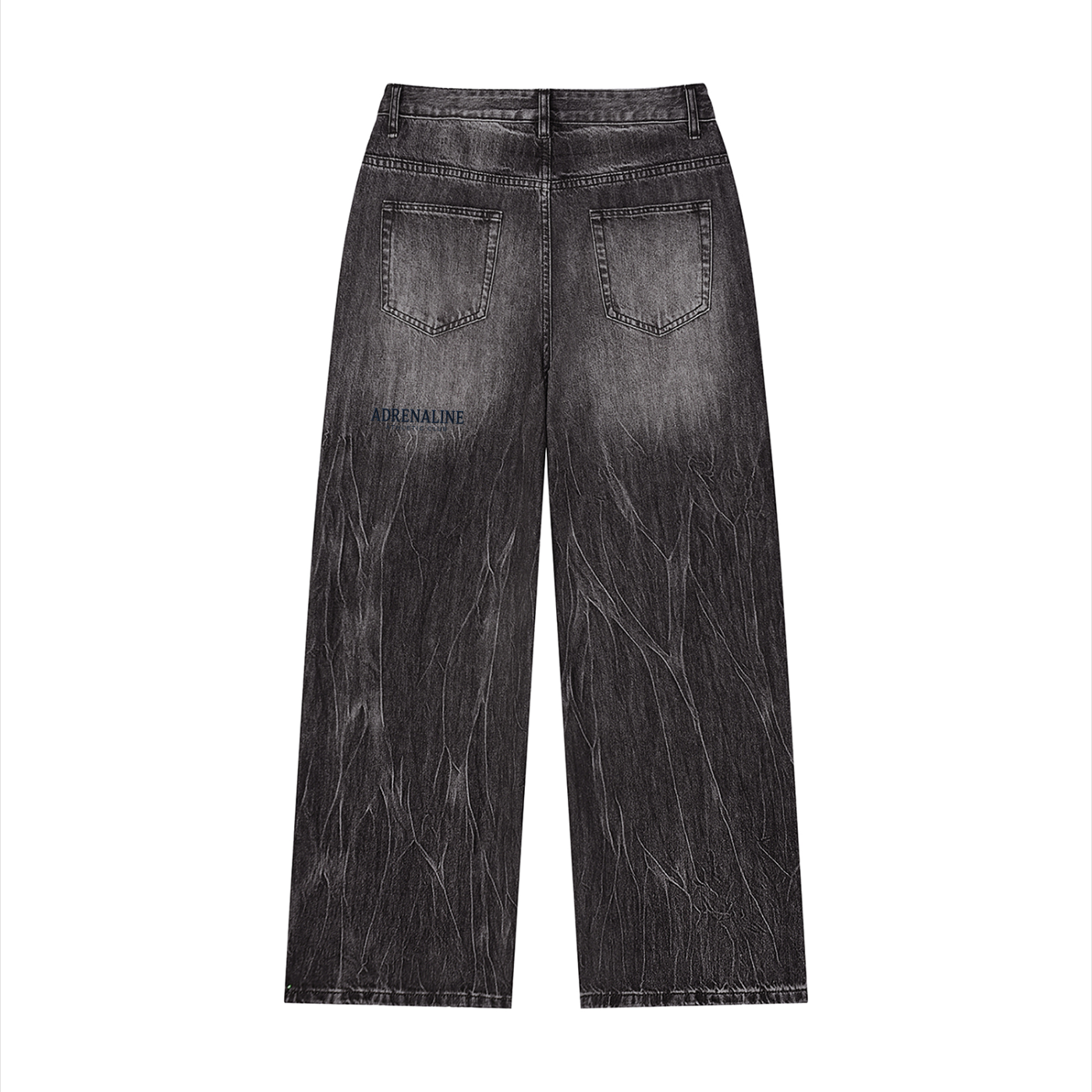 Men’s Vintage Wash Wide Leg Jeans