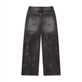 Men’s Vintage Wash Wide Leg Jeans