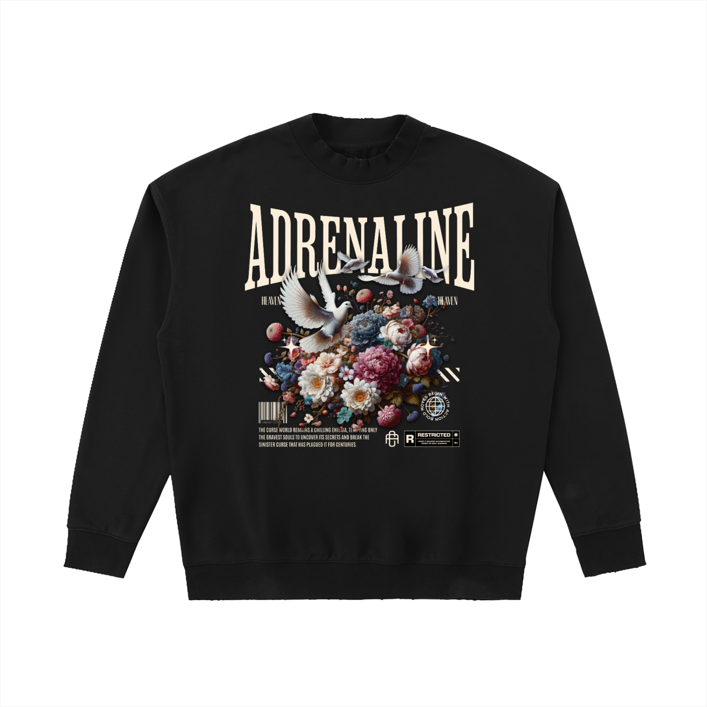 Drop Shoulder Crewneck Sweatshirt