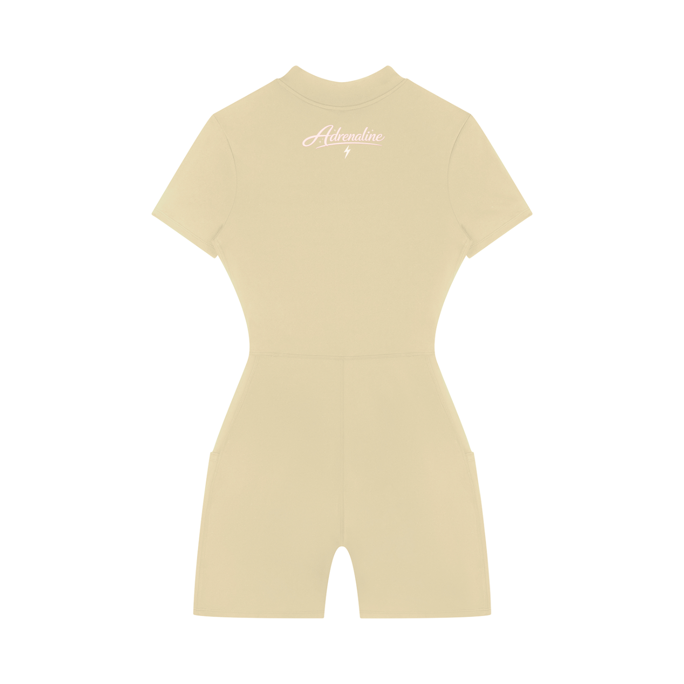 Women's Quarter-Zip Short Sleeve Romper