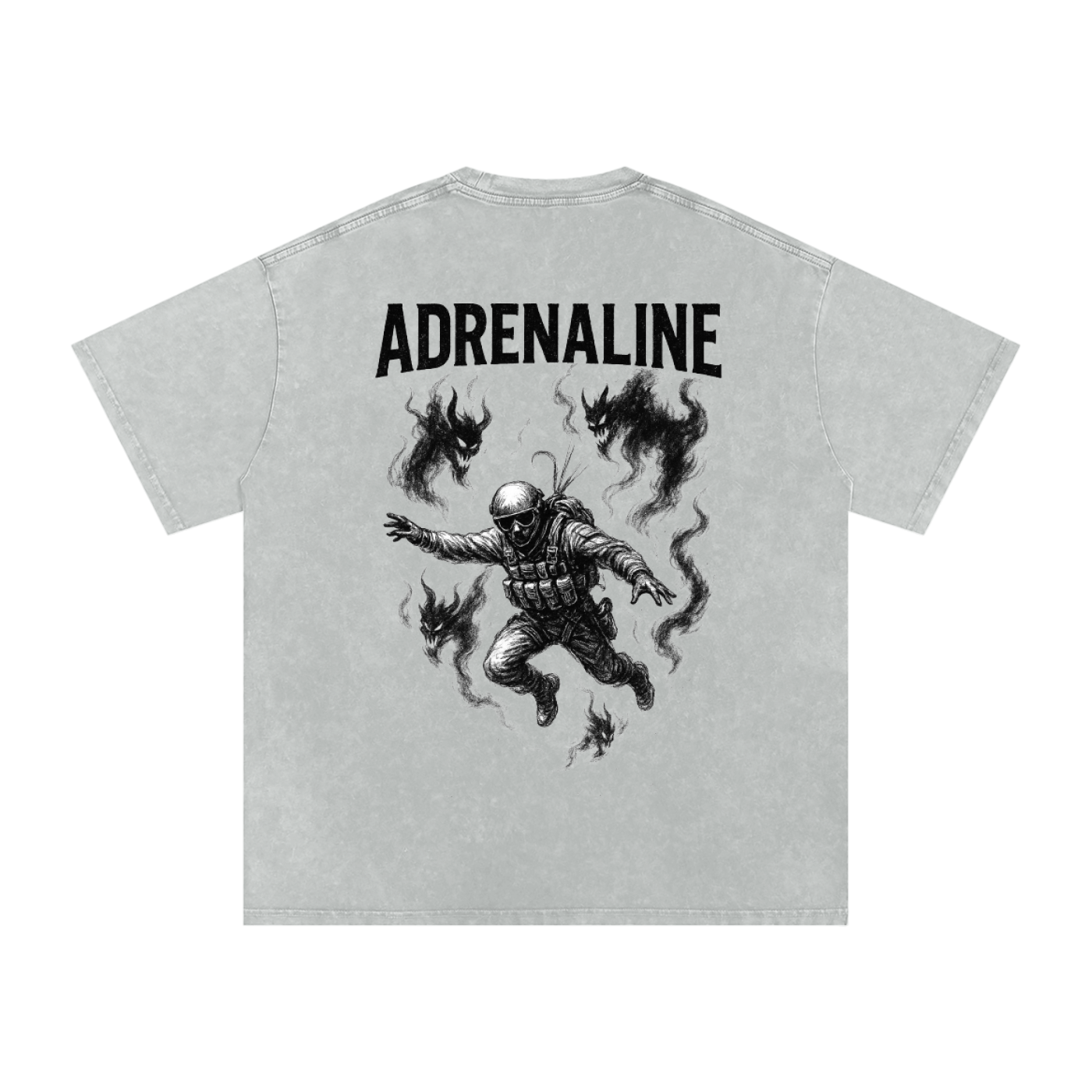 Acid Wash Oversize T-Shirt - 250 GSM