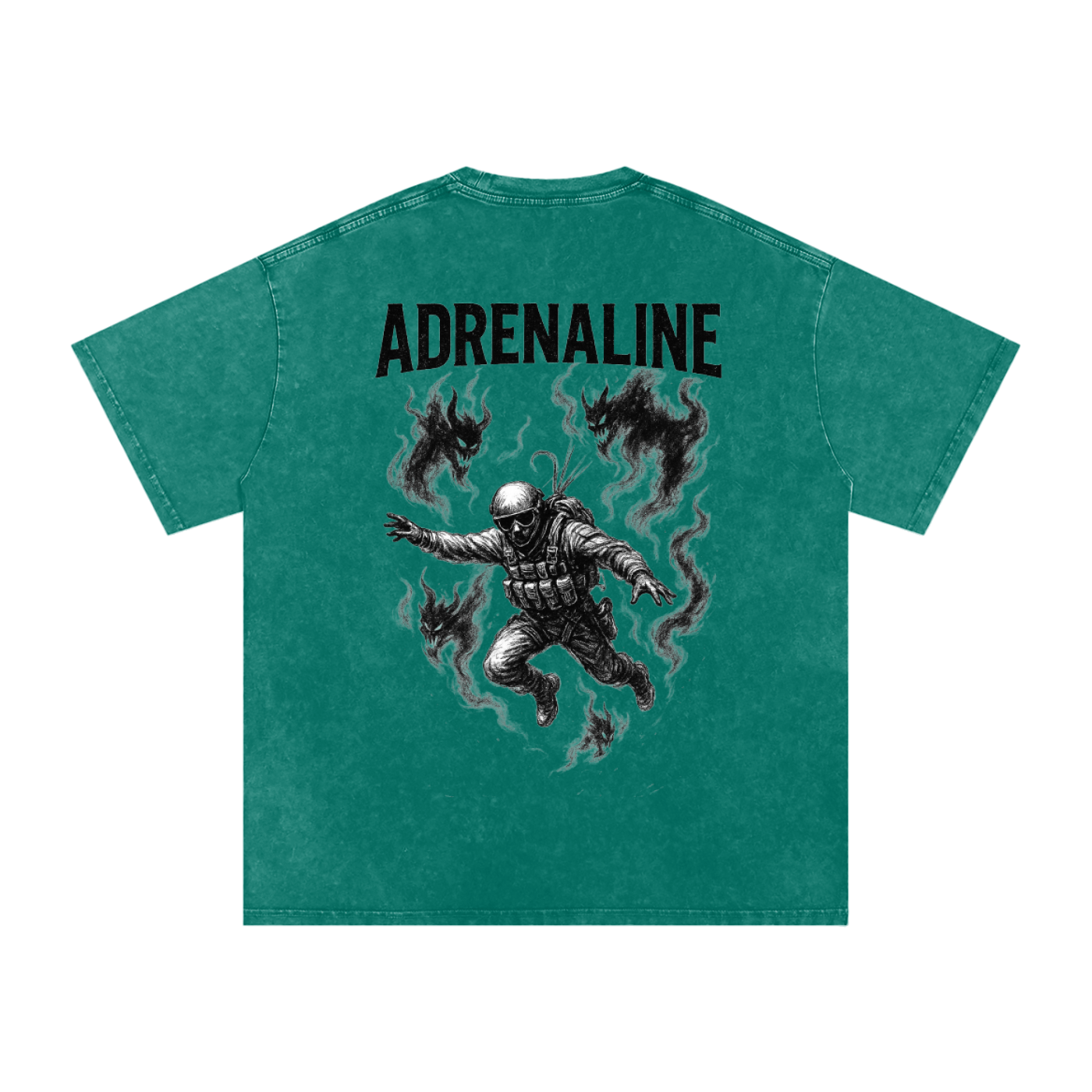 Acid Wash Oversize T-Shirt - 250 GSM