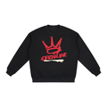 Oversized Drop Shoulder Crewneck Sweatshirt
