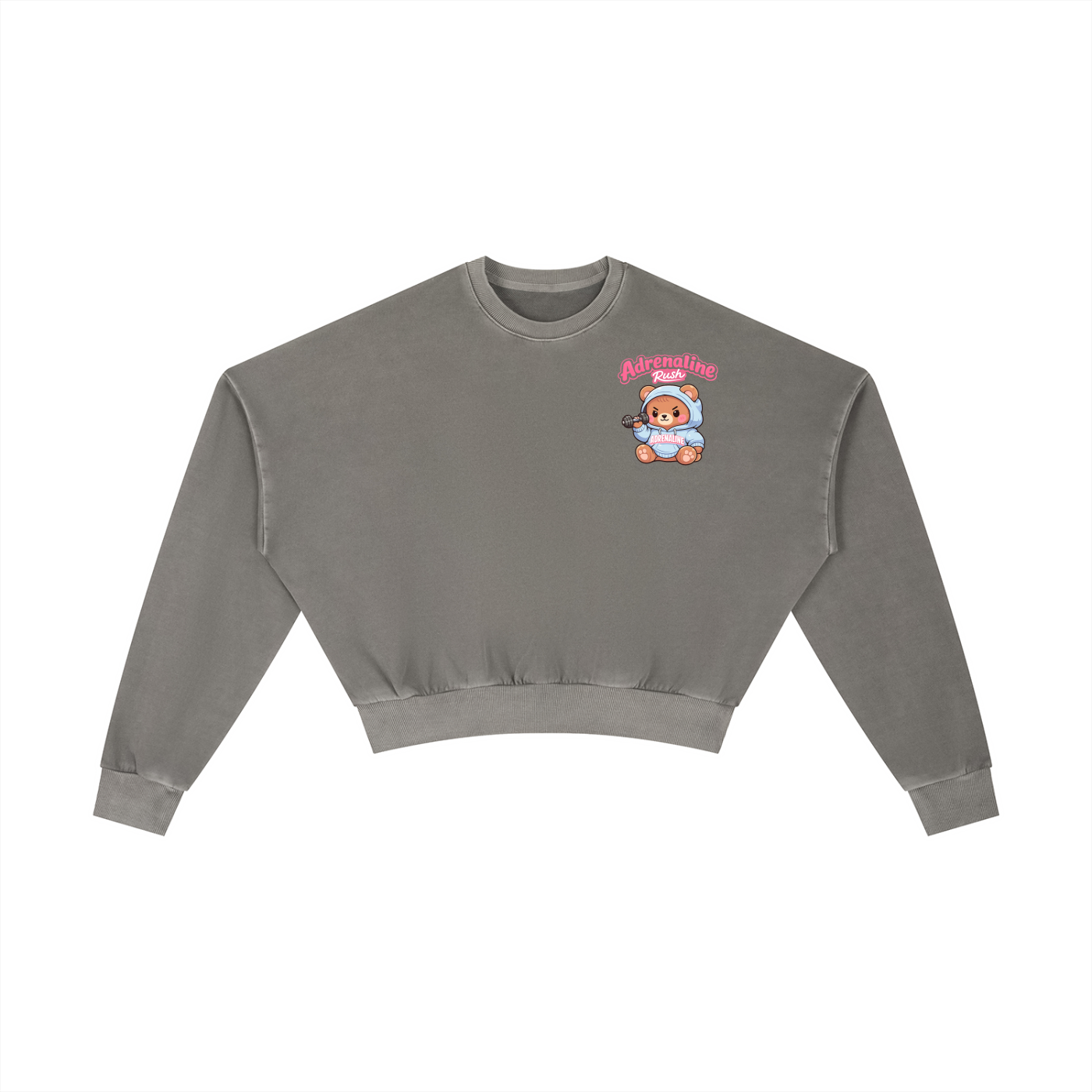 Vintage Washed Cropped Sweatshirt