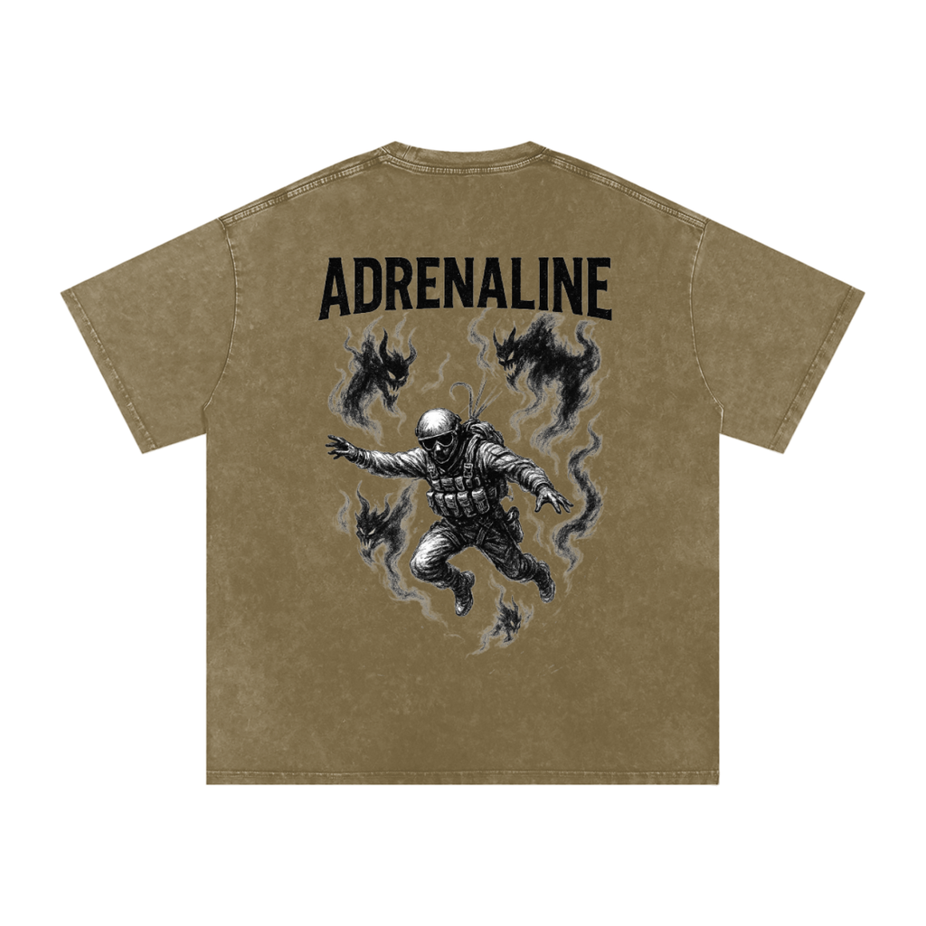 Acid Wash Oversize T-Shirt - 250 GSM