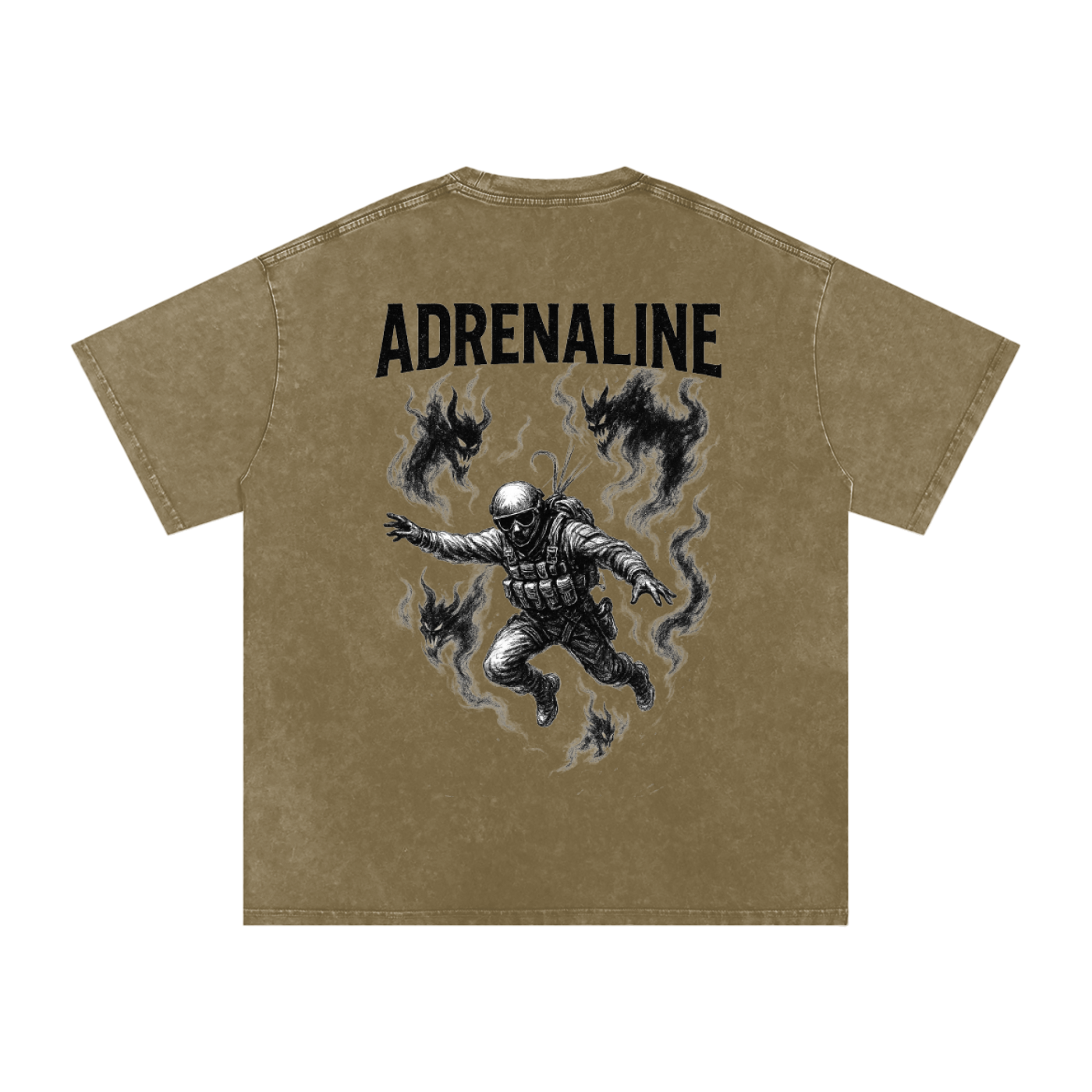 Acid Wash Oversize T-Shirt - 250 GSM