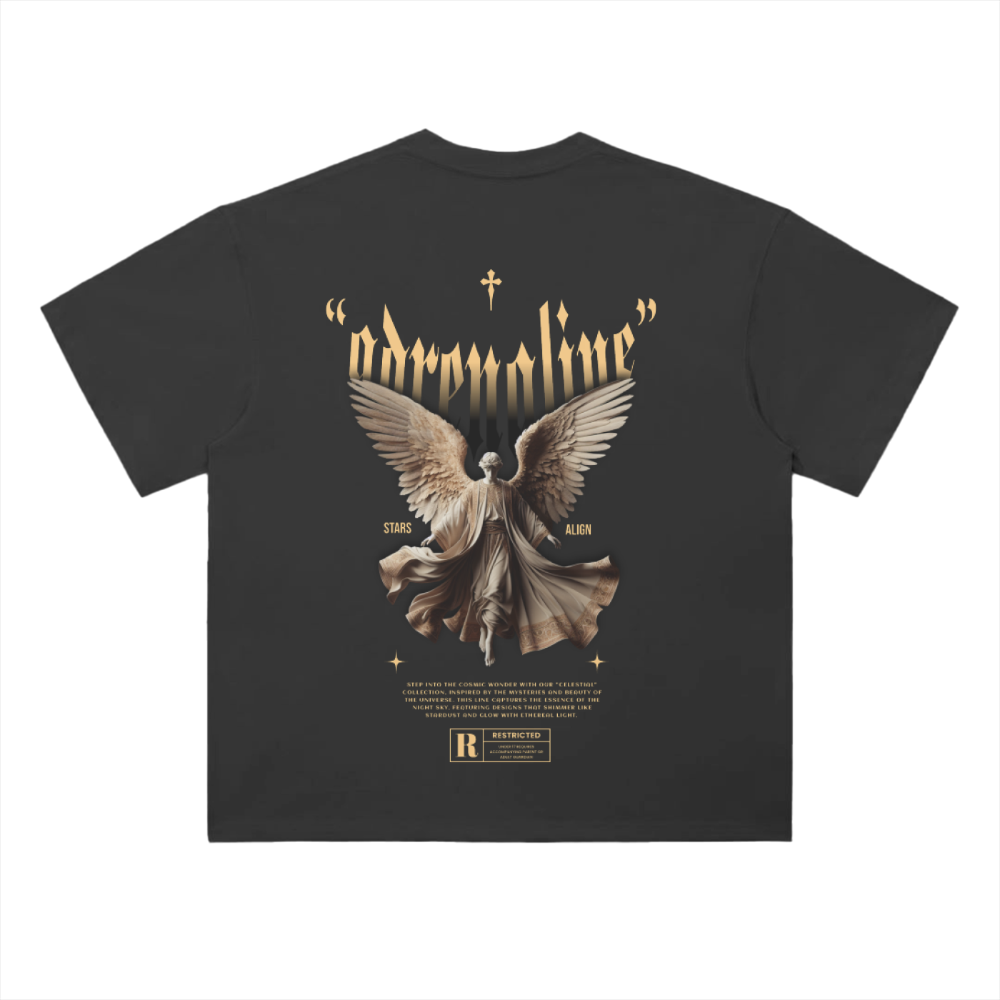 Drop Shoulder T-Shirt - 300 GSM